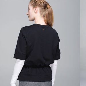 Lululemon Short Sleeve Peplum Pullover